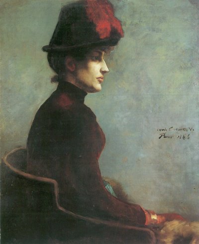 Portrait of a Lady, Paris by Lovis Corinth